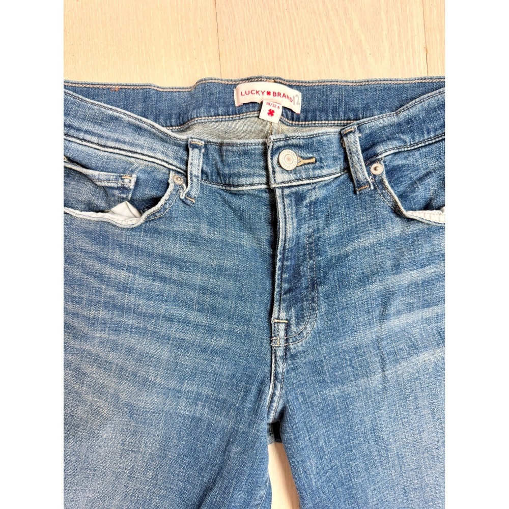 Lucky Brand Sweet N Low Bootcut Jeans Womens 14/32 Blue Denim Mid Rise Med Wash - Picture 2 of 5